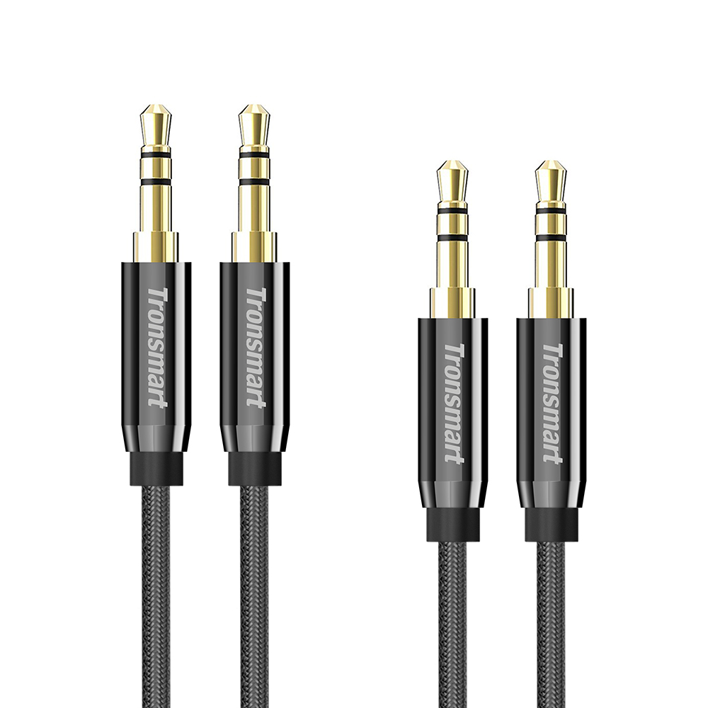 Tronsmart S3C02 [2 Pack] 3.5mm Male to Male AUX Audio Cable 4ft8ft 