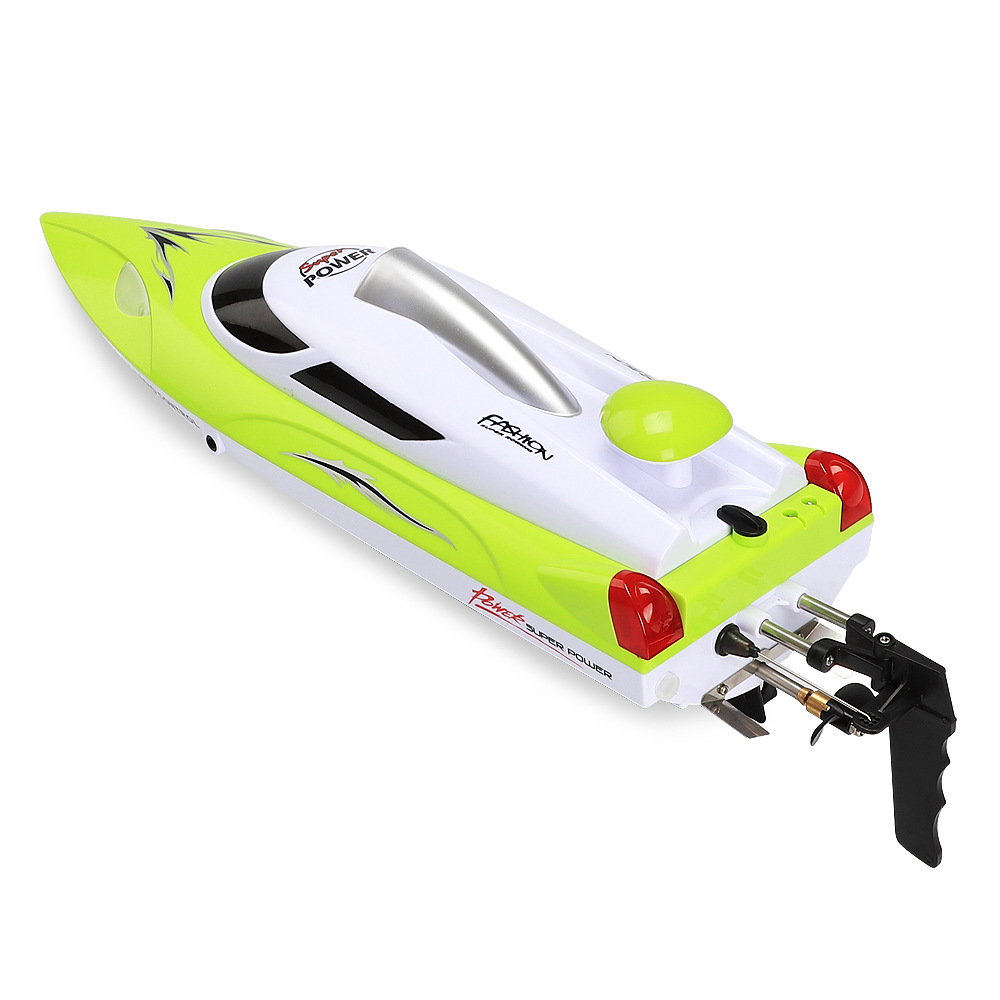 HJ806 2.4G High Speed RC Boat Water Cooling System Green