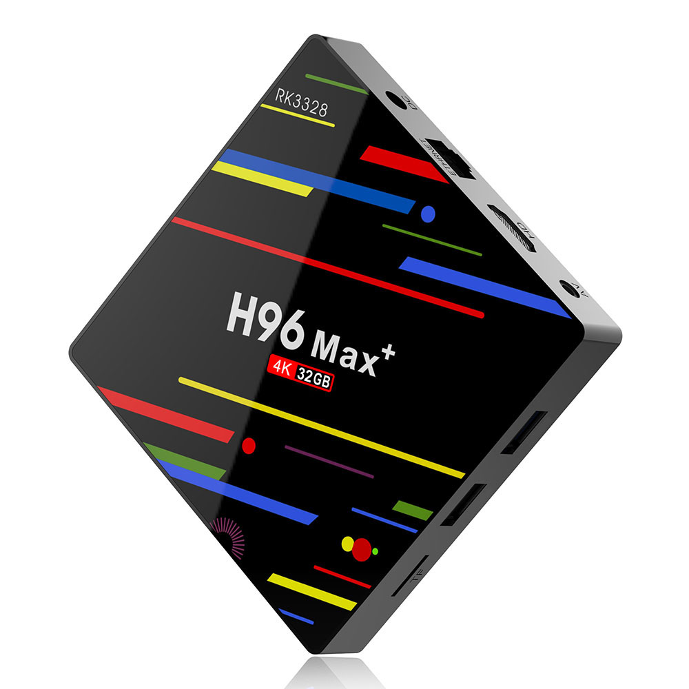 H96 MAX+ RK3328 Android 8.1 4GB/32GB KODI 17.6 4K TV BOX Support WiFi LAN USB3.0 H.265 Decoding