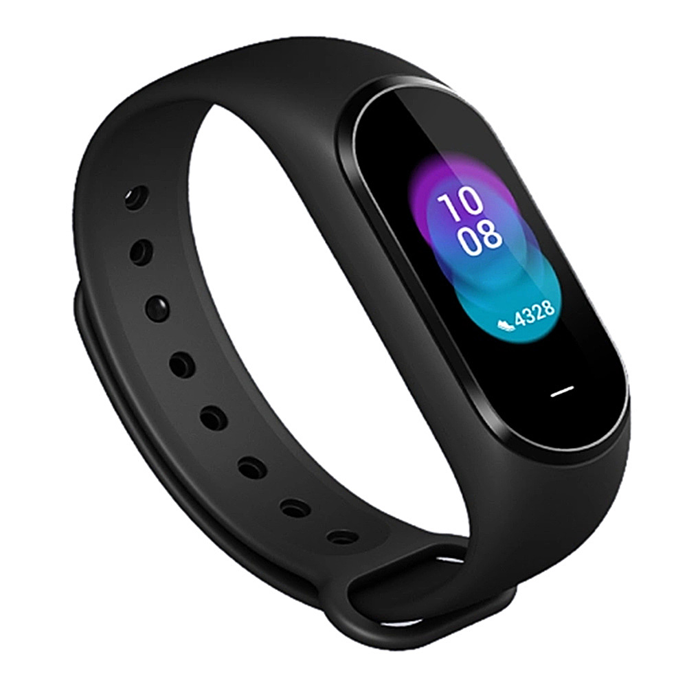 Xiaomi Hey Plus Smart Bracelet 0.95 Inch AMOLED Color Screen Built-in Multifunction Heart Rate Monitor 5ATM Water Resistant 18 Days Standby - Black