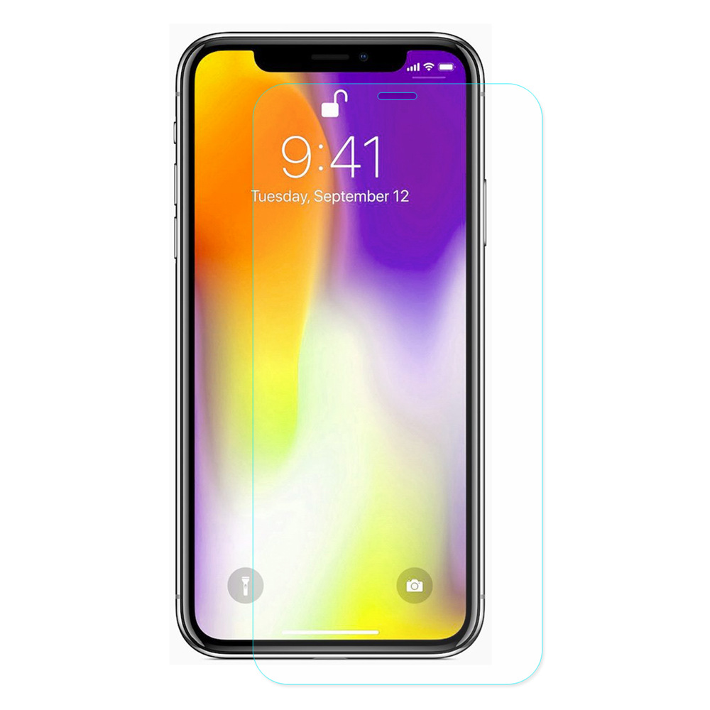 

Hat-Prince Tempered Glass for iPhone XS Max 6.5 Inch 0.26mm 9H 2.5D Protective Film Explosion-proof Membrane - Transparent