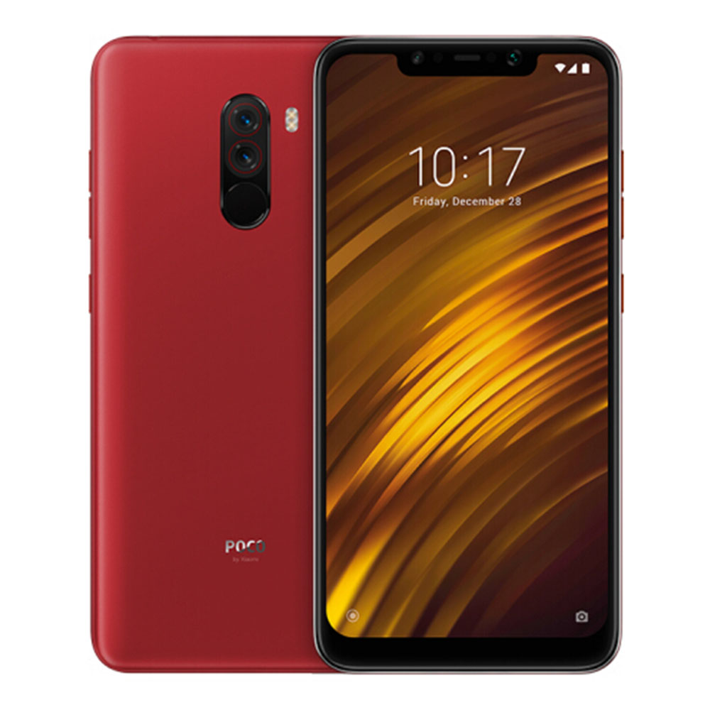 Xiaomi Pocophone F1 6.18 Inch 4G LTE Smartphone Snapdragon 845 6GB 64GB 12.0MP+5.0MP Dual Rear Cameras MIUI IR Face Unlock Type-C Fast Charge Global Version - Rosso Red