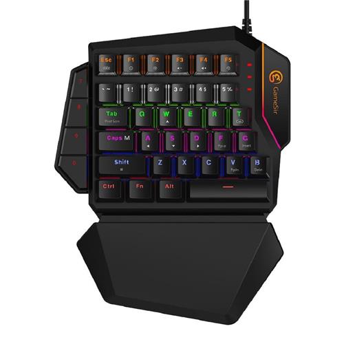 GameSir GK100 One Hand Mechanical Keyboard Black