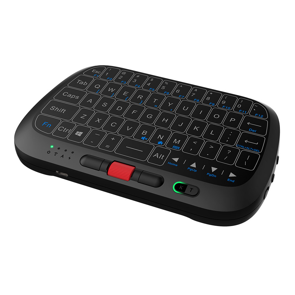 Rii I5 RT725 2.4G Mini Wireless Full-Touchpad Keyboard Black