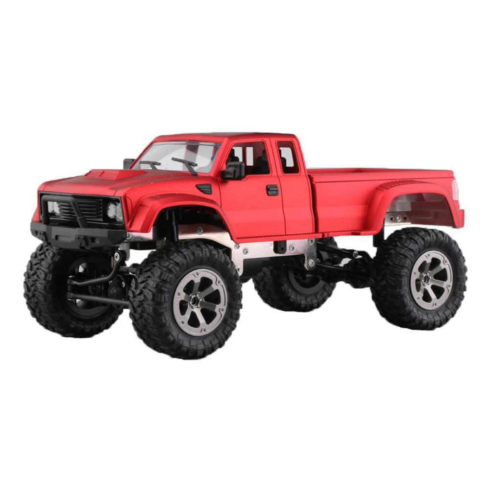 

Fayee FY002A 2.4G 1:12 4WD Brushed Off-road Military Truck RC Car with LED Light RTR - Red