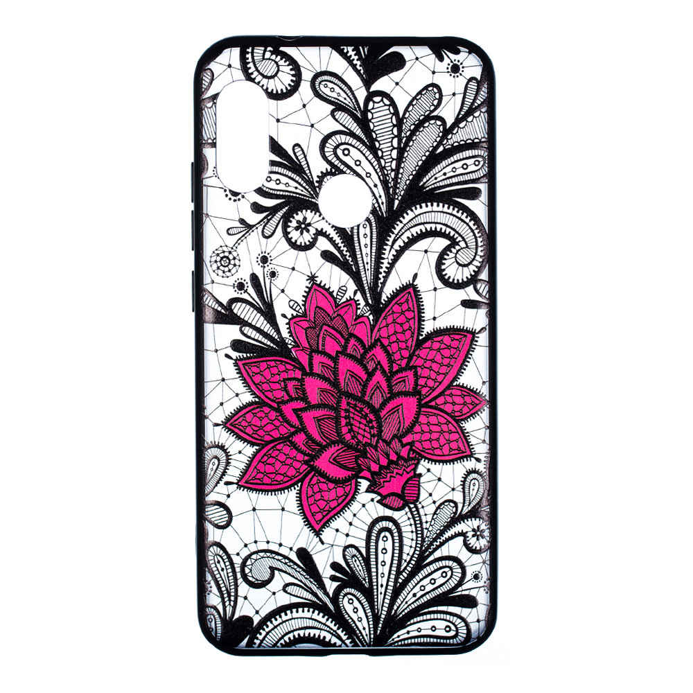 

Emboss Flower Phone Case for Xiaomi A2 Lite / Xiaomi Redmi 6 Pro Protective Air Shell TPU Back Cover - Transparent