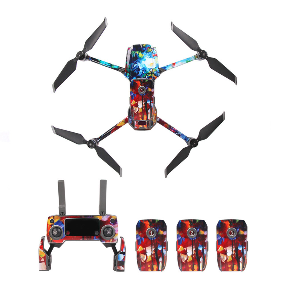 thumbnail image 2 of Drone Stickers For DJI NEO, PVC Fuselage Remote Controller, Colorful Anti-Scratch Protective Film Accessories (Desert Camouflage 2 of 9