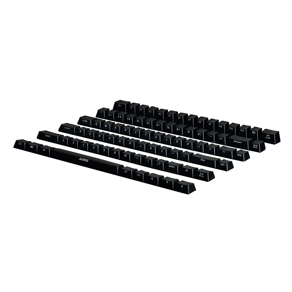 

Ajazz Ak33 82 Keys Keyboard Keycap Set ABS Backlit For Mechanical Keyboards Side Engraved - Black