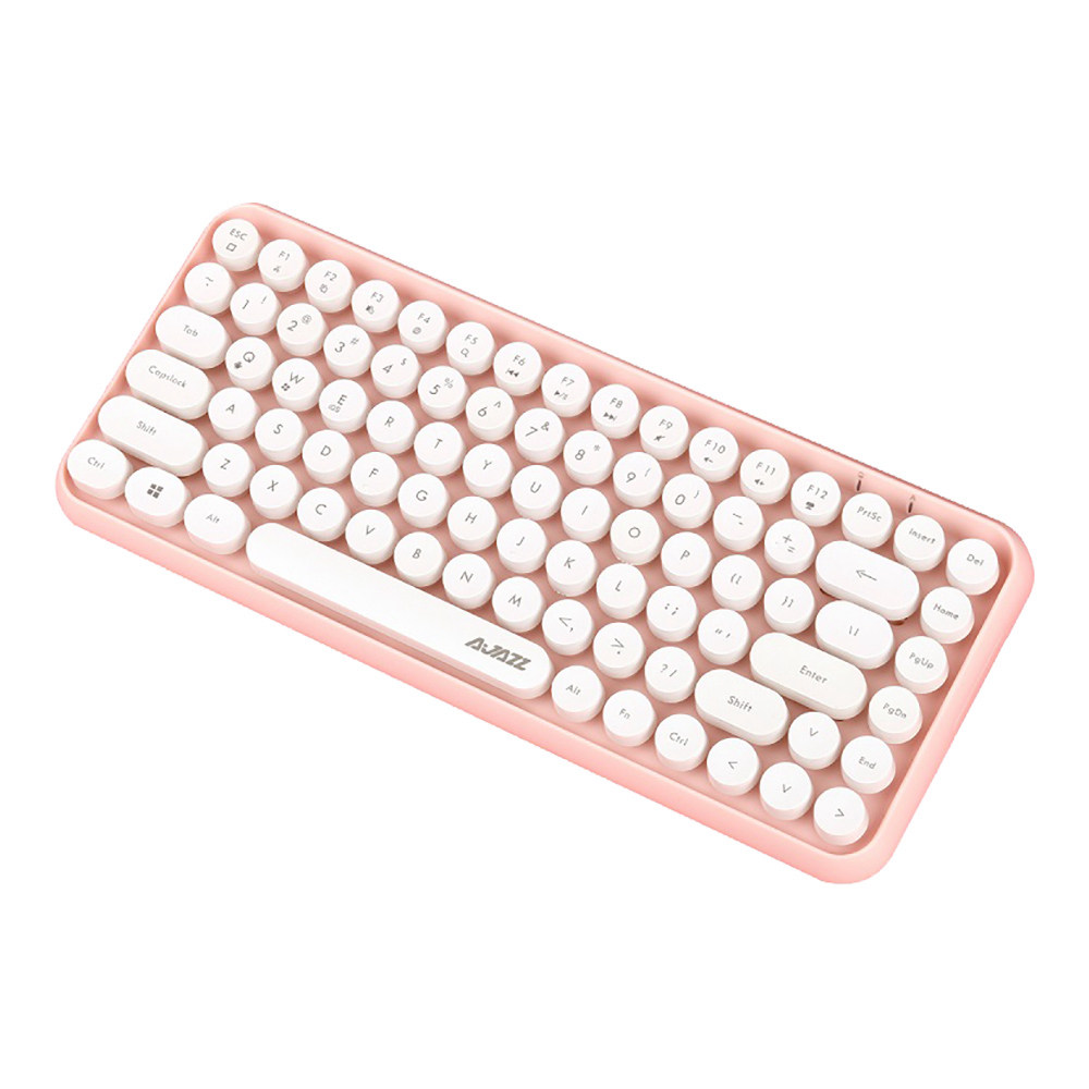 Ajazz 380i Bluetooth Wireless Keyboard Pink