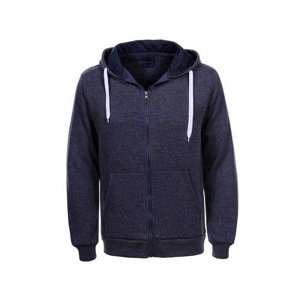 mens blue zip hoodie