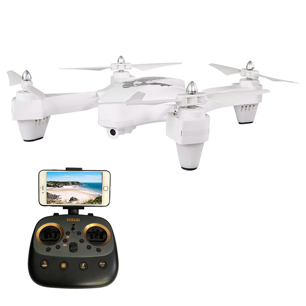 

VISUO XS811 WiFi FPV Foldable RC Drone with Adjustable 720P HD Camera Altitude Hold Mode RTF - White