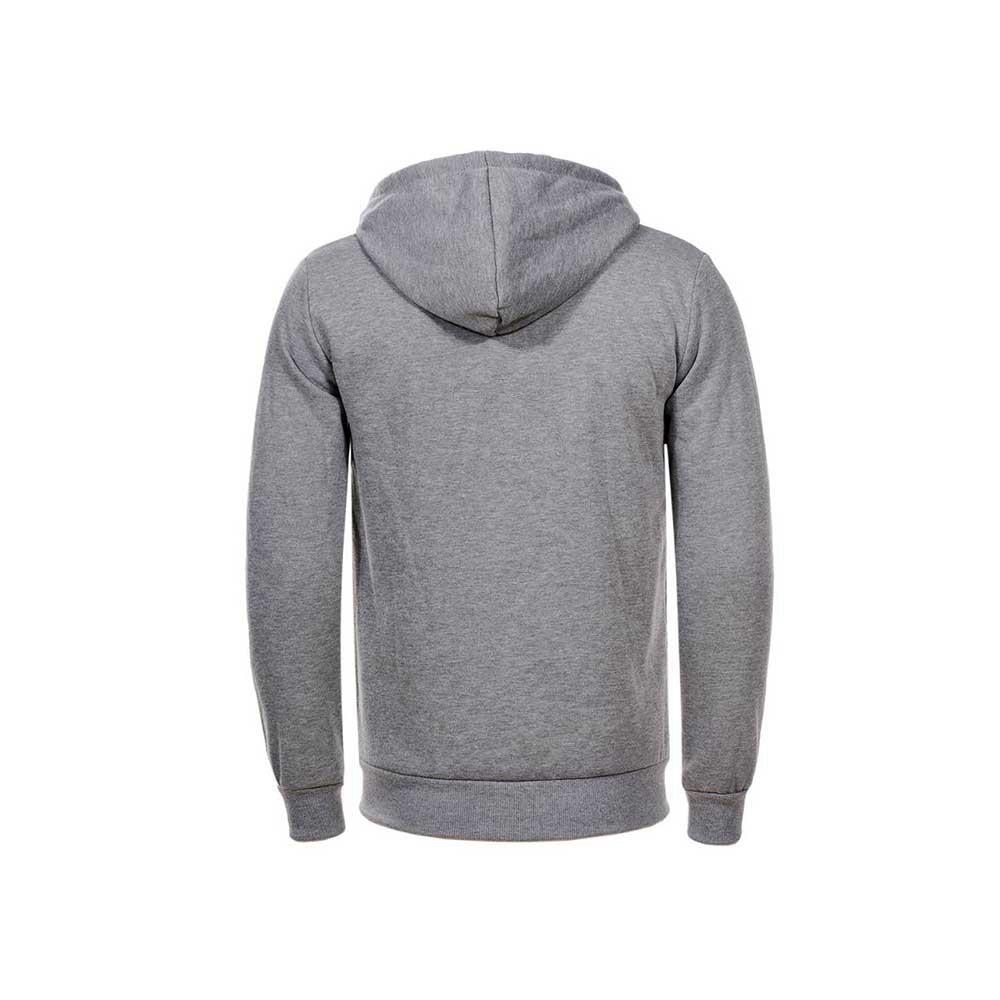 Men Autumn Zipper Hoodie Sweatshirt Size 2XL Light Gray | Europe