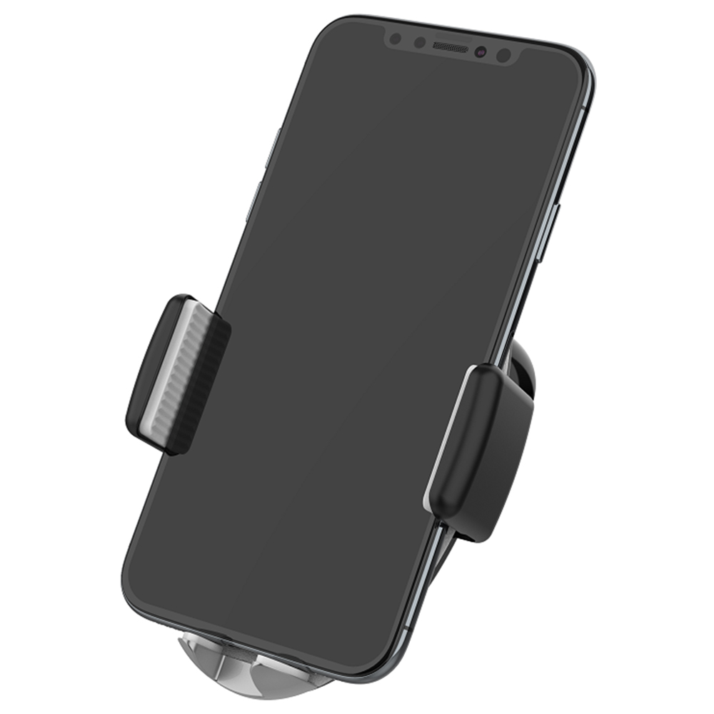 Smart Wireless Car Charger Mount For 4.56.5 Inch Smartphone Black