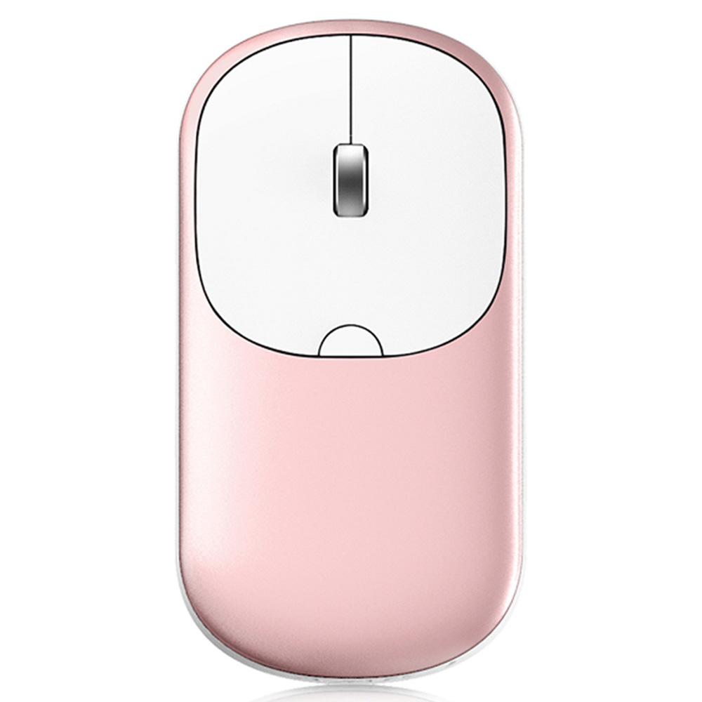 

Ajazz I35T Wireless 2.4G / Bluetooth 4.0 Dual-mode Lightweight Office Mouse 1000DPI Chargeable Silent Mouse For Window / Mac - Pink