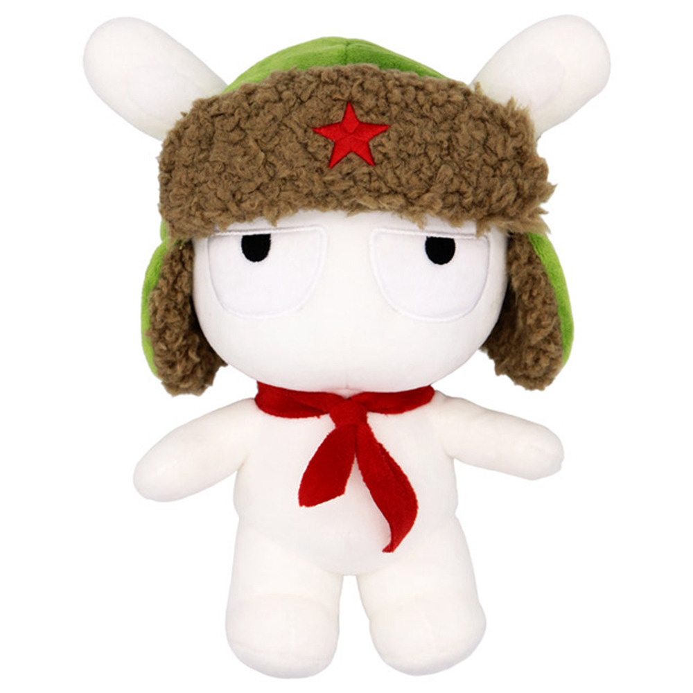 

XIAOMI White Stuffed Plush Toy Classic MITU 25cm Cute Soft Doll Kids Best Gift