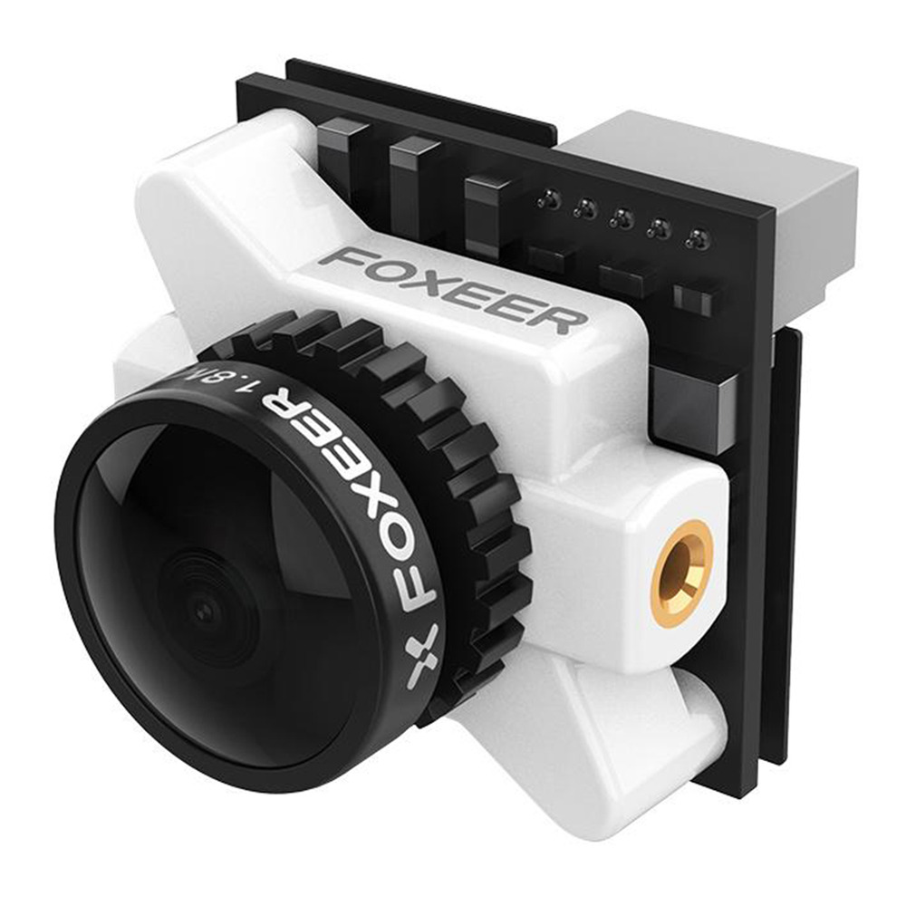 

Foxeer Micro Falkor WDR 1.8mm 1/3 CMOS Sensor 1200TVL Wide Voltage 5-40V OSD FPV Camera 16:9 4:3 N/P Switchable - White