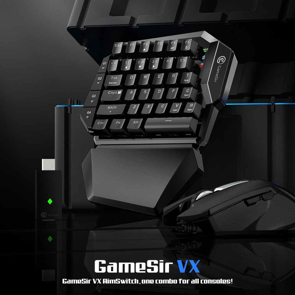 Amazon.com: GameSir VX Aimswitch Keyboard and Mouse Adapter for PS4/ Xbox  One/Nintendo Switch/ PS3 Wireless Converter Game Console : Video Games