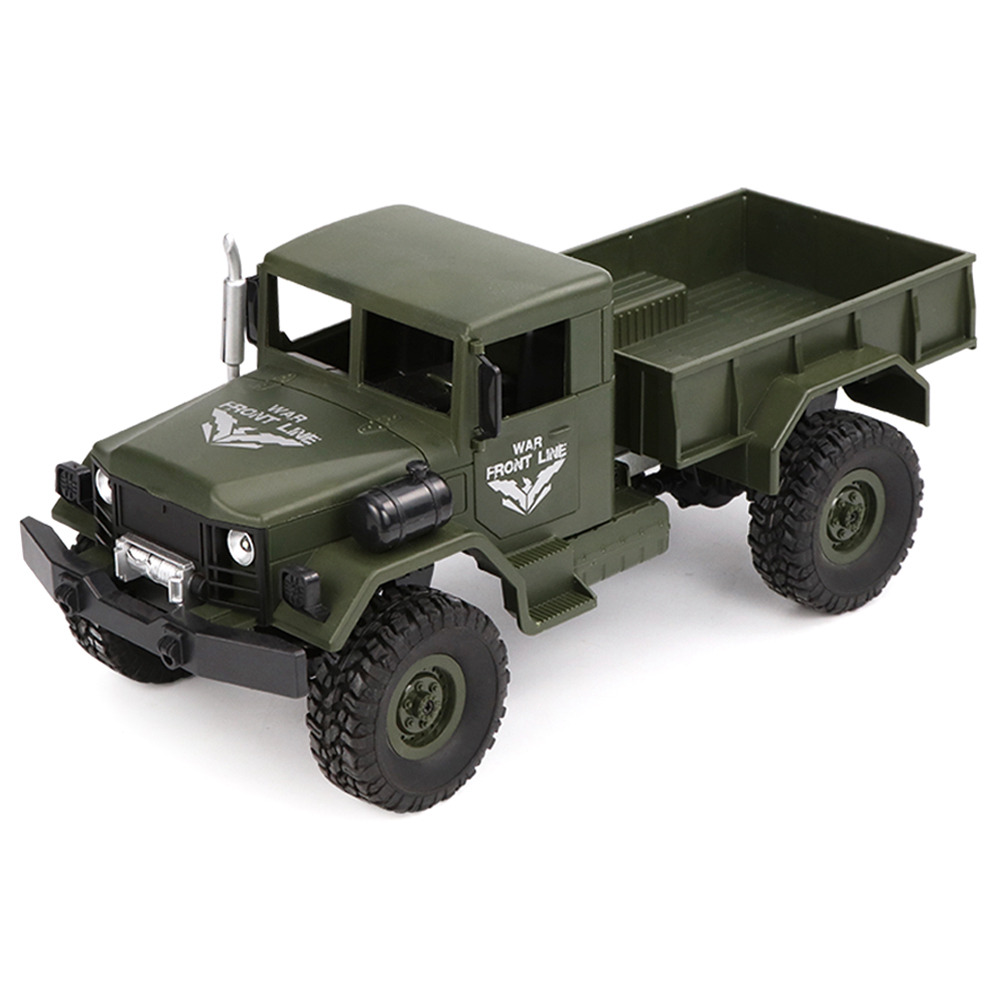 

JJRC Q62 Transporter-3 2.4G 1:16 4WD Brushed Off-road RC Car Military Truck RTR - Army Green