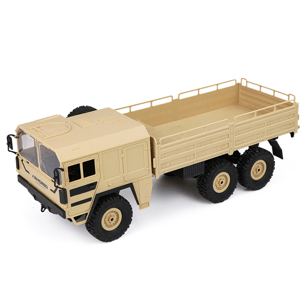 

JJRC Q64 Transporter-5 2.4G 1:16 6WD Brushed Off-road RC Car Military Truck RTR - Khaki