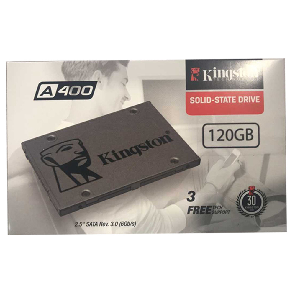 Kingston A400 SSD 120GB SATA 3 2.5 Inch Solid State Drive Dark Gray