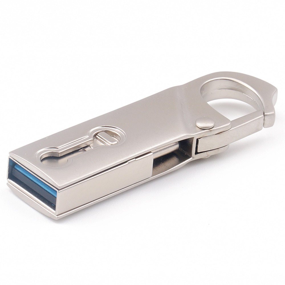 

CW10215 USB Flash Drive 16GB USB3.0 And Type-C Interface Zinc Alloy Flash Disk For Mobile Phone / PC - Silver