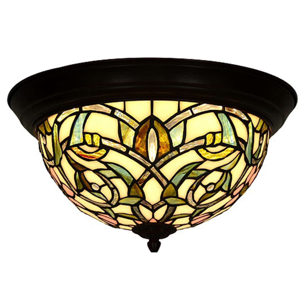 Fumat Tiffany Style Saintess Flower Ceiling Light