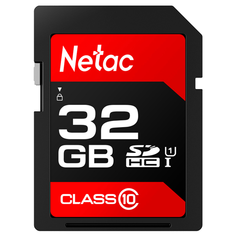 Netac P600 32GB Carte SD UHS-I Class 10 SDHC Noir