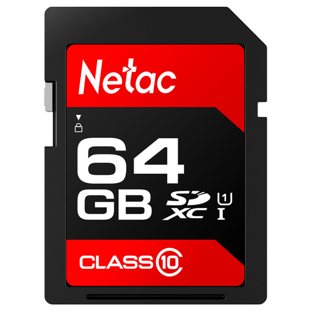 Netac P600 64GB SD Card UHS-I Class 10 SDHC Black