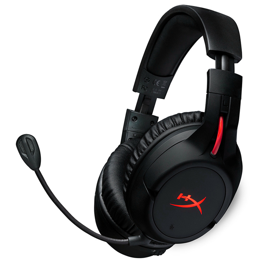 

Kingston HyperX Cloud Flight Wireless Gaming Headset Audio and Mic Controls Works with PC/PS4 (HX-HSCF-BK/AM) -Black