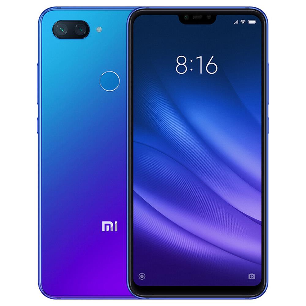Xiaomi Mi 8 Lite 6.26 Inch 4G LTE Smartphone Snapdragon 660 4GB 64GB 12.0MP+5.0MP Dual Rear Cameras MIUI 9 Touch ID Type-C Fast Charge Global Version - Dream Blue