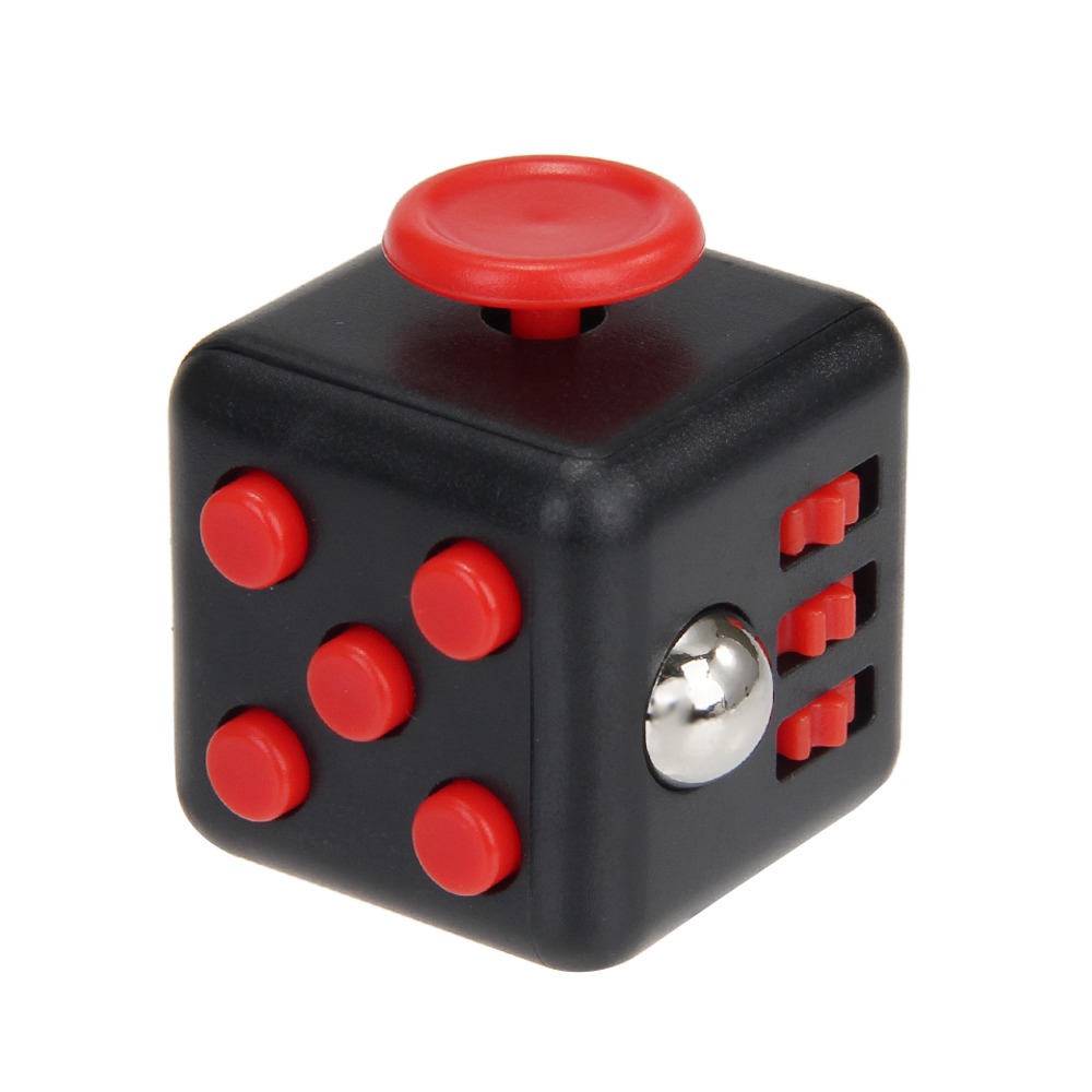 Stress Reliever Magic Cube BlackRed