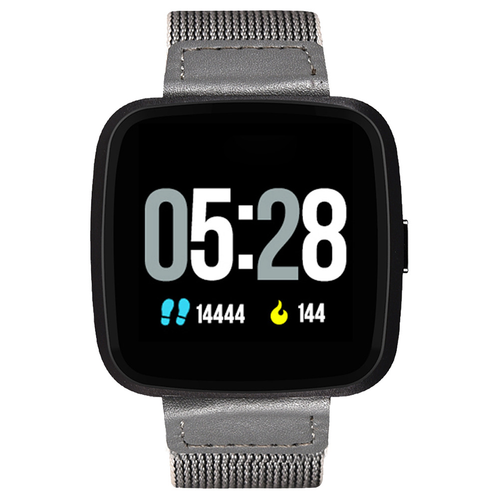 

NO.1 G12 Smart Watch 1.3 Inch TFT Screen IP67 Waterproof Heart Rate Sleep Monitor Multi-Sport Mode - Black Case + Nylon Strap