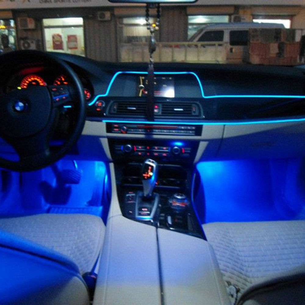 3M Car LED Car Interior Decoration Light Blue