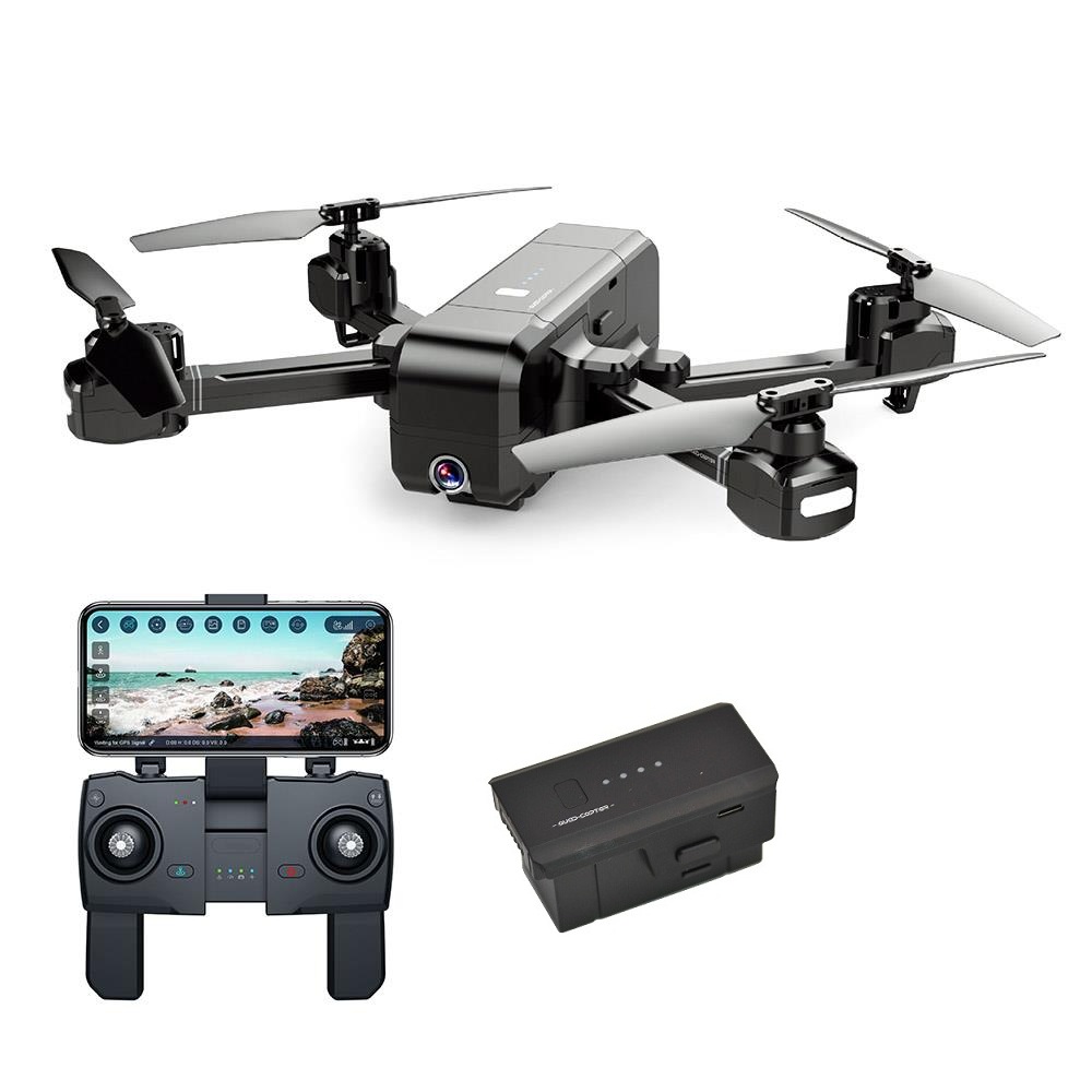 

SJRC Z5 GPS 2.4G WIFI FPV Foldable RC Drone with Adjustable 1080P FHD Camera RTF - Two Batteries