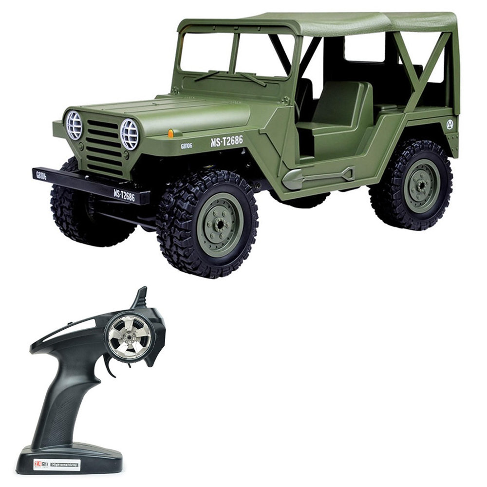

SUBOTECH BG1522 U.S.M151 JEEP 1/14 2.4G 4WD OFF-Road RC Car with LED Lights RTR - Green