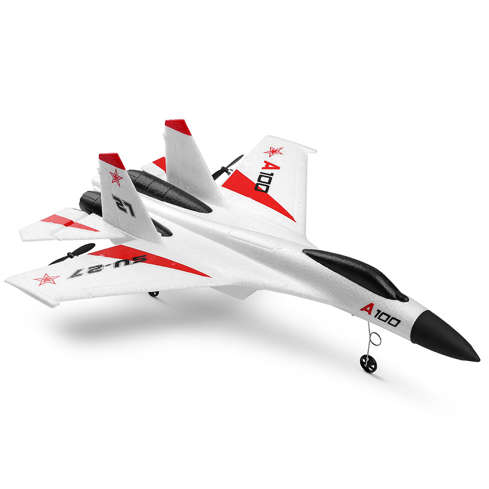 

XK A100-SU27 2.4G 3CH EPP 340mm Wingspan RC Airplane Fixed Wing Plane Aircraft Built-in Gyro RTF - White