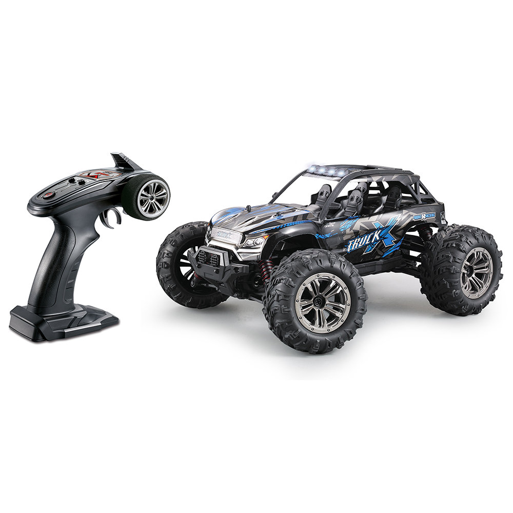 

XINLEHONG Toys 9137 2.4G 1:16 4WD Brushed Monster Truck Off-road RC Car RTR - Blue