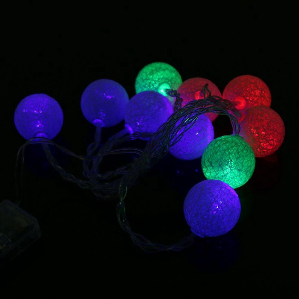 

20 LEDs LED Battery LED String Lights for Holiday Christmas Party Garden Decoration Lights (2.3 Meters) - Multi-colour