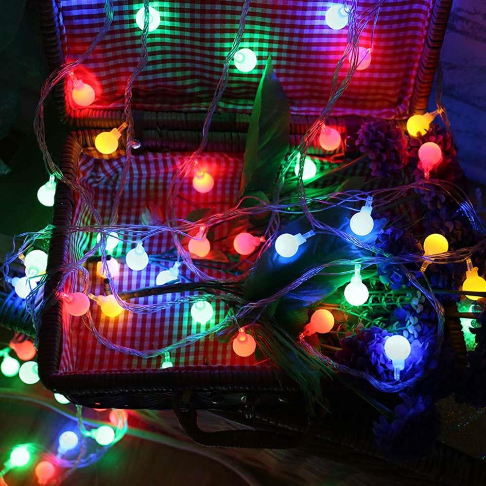 

20 LEDs LED Festoon Ball String Light Christmas Lights Wedding Garden Garland Ball (3 Meters) - Multi-colour