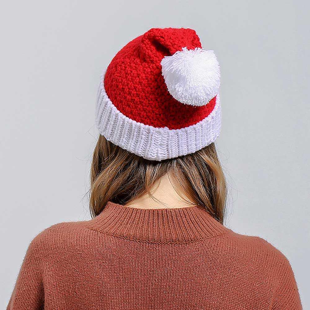 Santa Claus Party Christmas Hat for Adults Women Red