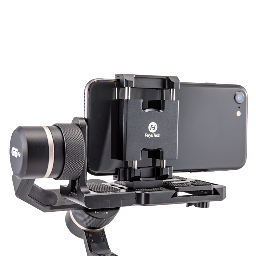 FJ FeiyuTech G6 Plus スマホアダプター付 美品 Feiyu Phone Holder Mount Adapter For G6 G6 Plus Bracket Clip