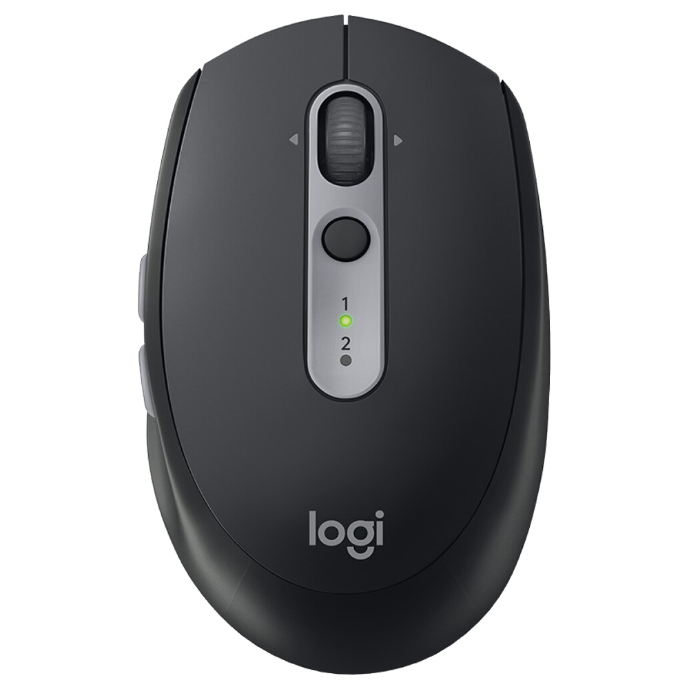 Logitech M590 Wireless Mute Mouse Bluetooth 2.4G Controllo multiplo a doppia modalità - Nero