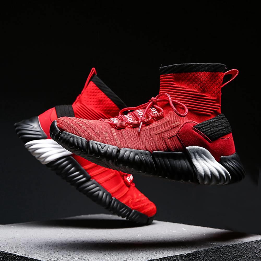 mens red tennis shoes