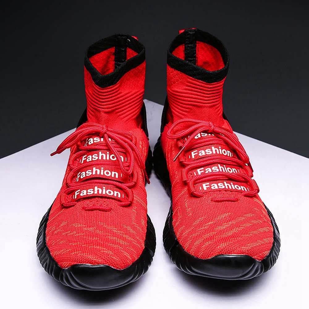 mens red tennis shoes