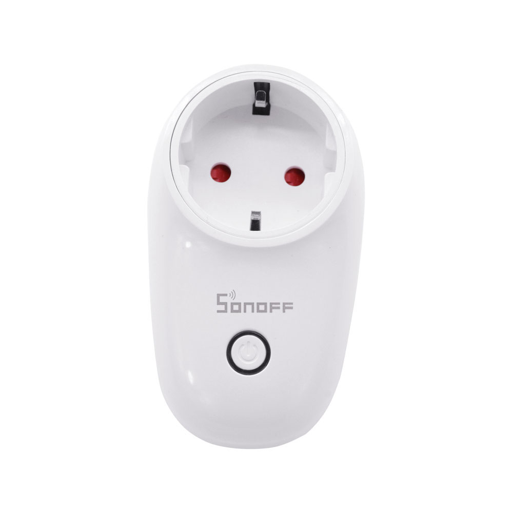 

Sonoff S26 EU/F 10A Mini Wifi Smart Socket Home Power Consumption Measure Monitor Energy Usage - White / EU Plug