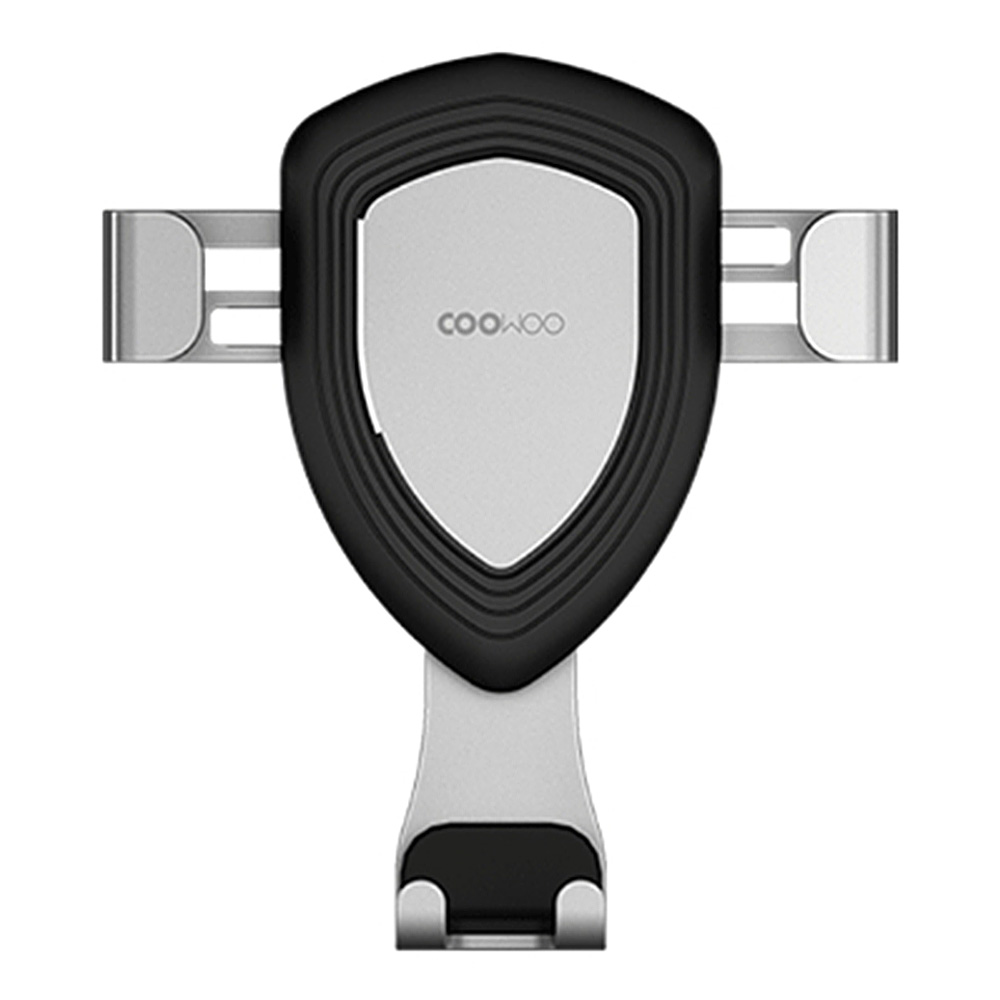 

Coowoo Car Gravity Induction Phone Holder by Xiaomi Youpin One-handed Operation Quick Release For 4.5-6 Inch Phones - Silver