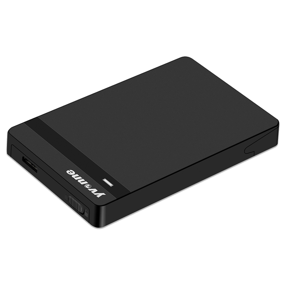 Yvnne HD213 2.5 Inch External Hard Drive Enclosure Case Black