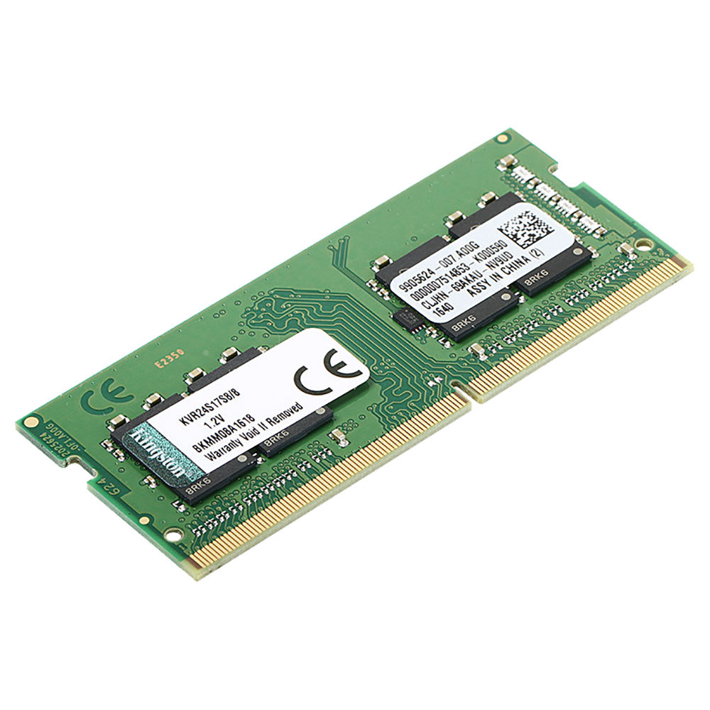 Kingston KVR24S17S8/8 DDR4 2400Mhz 8GB Laptop Memory Module Green