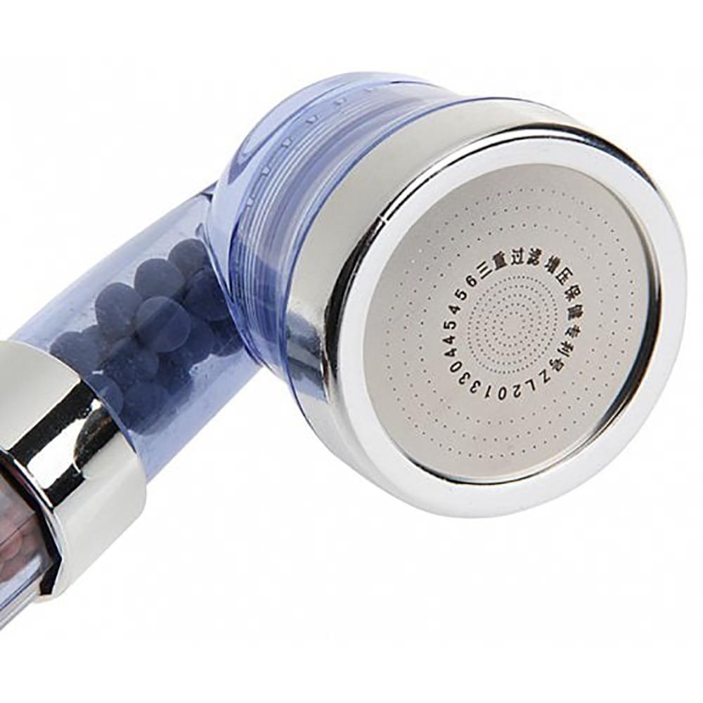 Negative Ionic Shower Head for Bathroom Silver