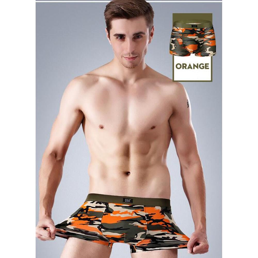 K004 Men Sexy Breathable Underwear Size 3xl Orange 5962